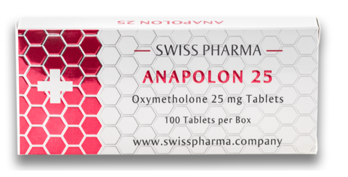 Swiss Pharma Anapolon 25mg 100 Tablet