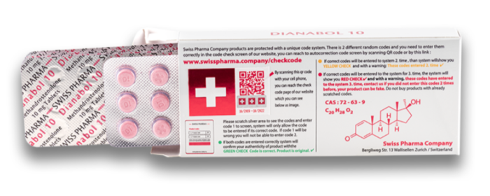 Swiss Pharma Dianabol 10mg 100 Tablet - Görsel 2