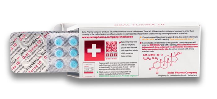 Swiss Pharma Turinabol 10mg 100 Tablet - Görsel 2