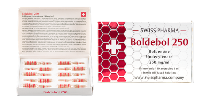 Swiss Pharma Boldenon 250 Mg 10 Ampul