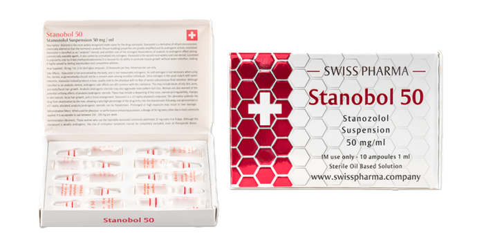 Swi̇ss Pharma Stanozolol 50 Mg 10 Ampul